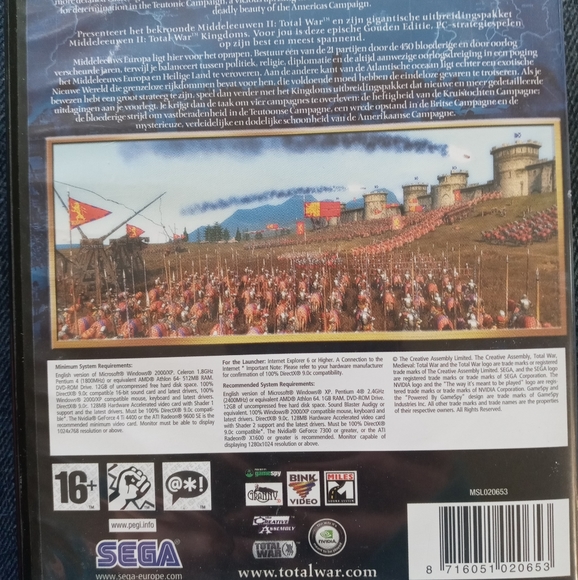 Medieval II Gold Edition (Total War & Total War Kingdoms) - PC -DVD -ROM - Picture 2 of 4
